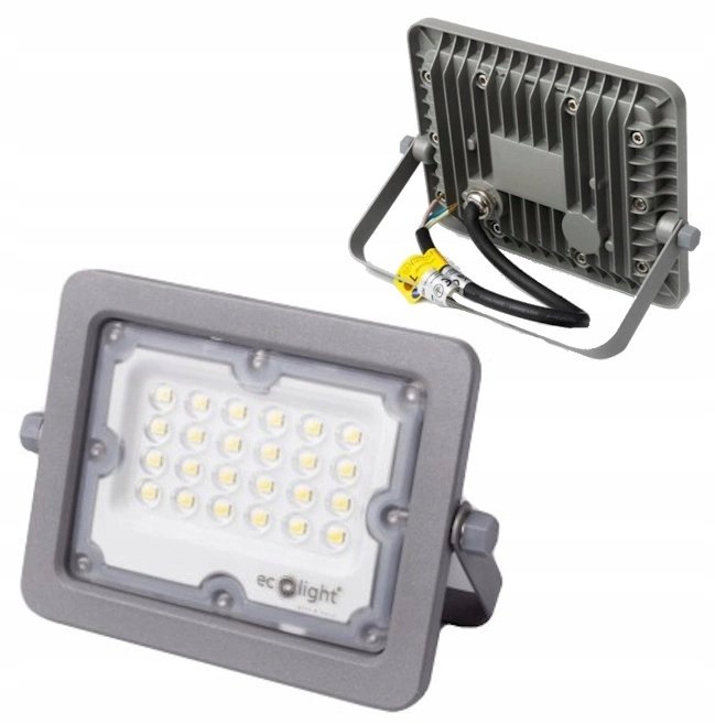 Naświetlacz LED Halogen Reflektor 20W Biała Zimna 6500K PREMIUM LINE