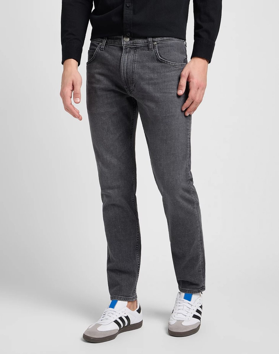 SPODNIE JEANSY MĘSKIE SLIM PROSTA NOGAWKA LEE RIDER 112328478 L701IBB81 36/32