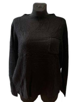 Beluring Elegancki Sweter dla Kobiet Czarny Rozmiar L