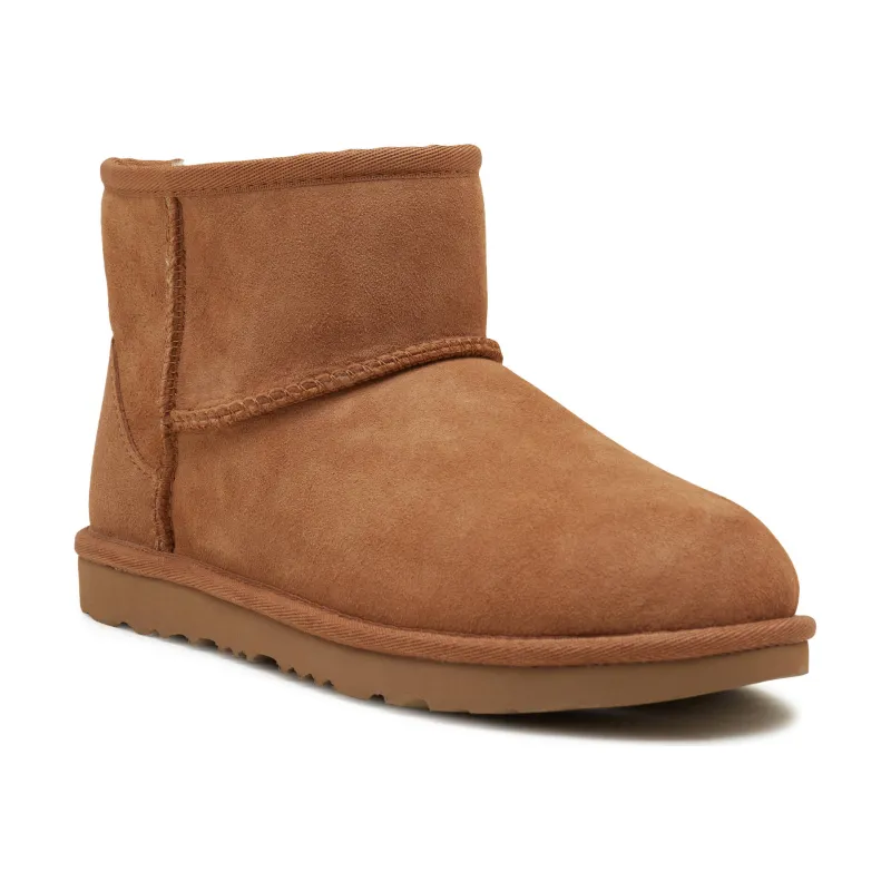 UGG Skórzane śniegowce KIDS CLASSIC MINI II