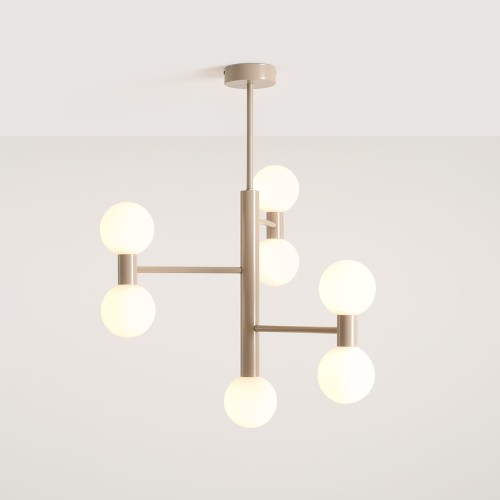 Flare lampa wisząca 7xG9 beżowa 1134PL_T17