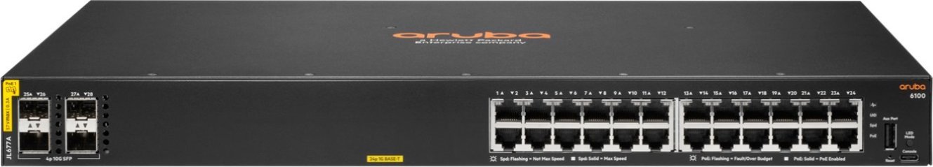 Switch HP Aruba CX 6100 24G JL677A
