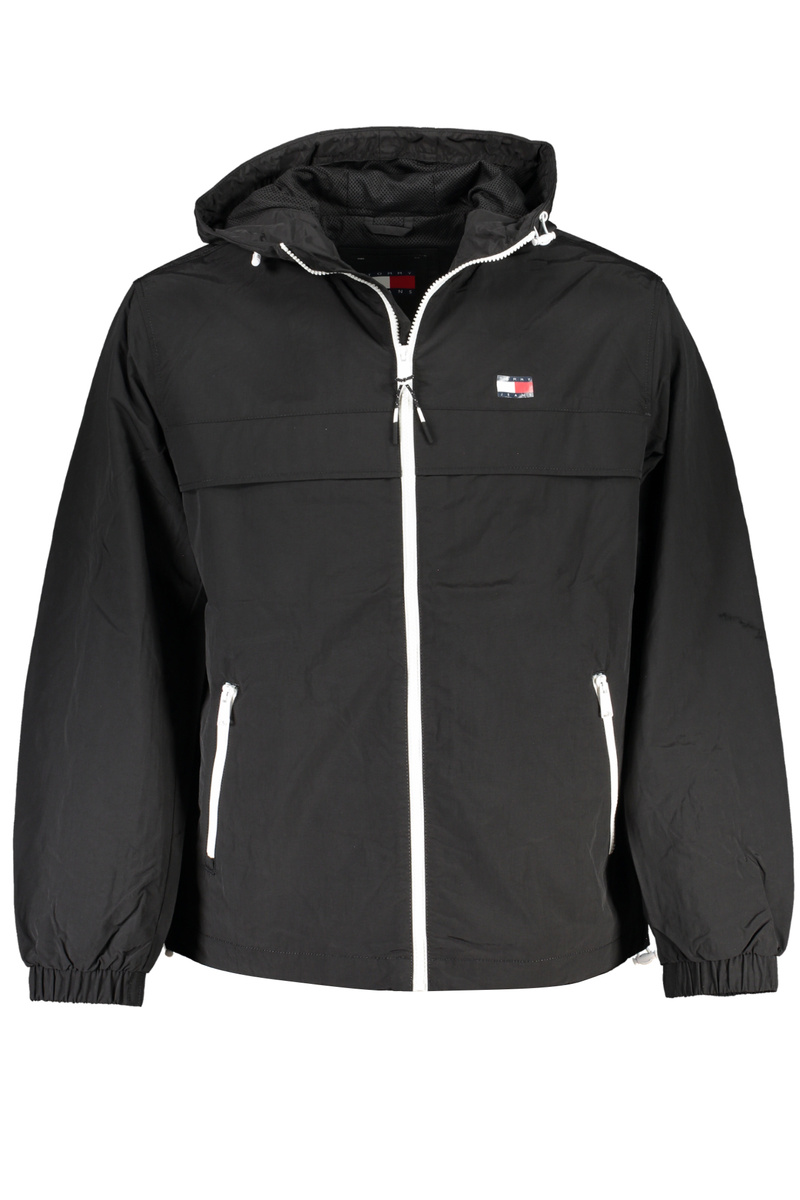 MĘSKA CZARNA KURTKA SPORTOWA TOMMY HILFIGER