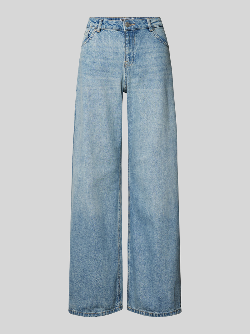 Jeansy o kroju baggy fit z 5 kieszeniami