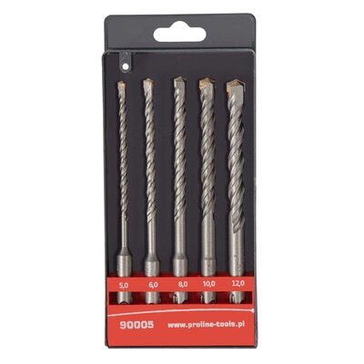Profix Wiertła do betonu sds plus zestaw 12x160