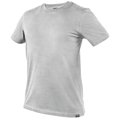 T-shirt męski COMFORT koszulka robocza szara single jersey rozmiar XL, NEO 81-656-XL
