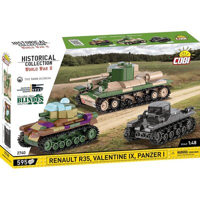 Historical Collection Renault R35,Valentine IX .. - Cobi