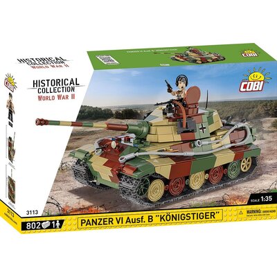 Cobi, Czołg Panzer VI Ausf. Koningster COBI-3113, zielony, 802 kl.