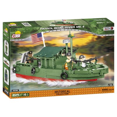 Cobi HC Vietnam War Patrol Boat River Mk II -
