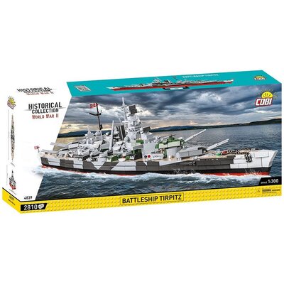 Cobi, Okręt   WWII BATTLESHIP TIRPITZ 2880 KL.