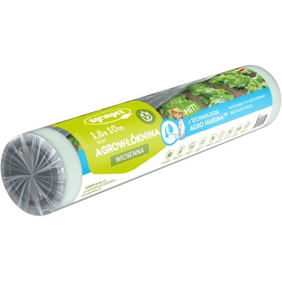 Agrowłóknina osłaniająca AGRIMPEX HOBBY M3077 1.6 x 10 m z technologią AgroMarina