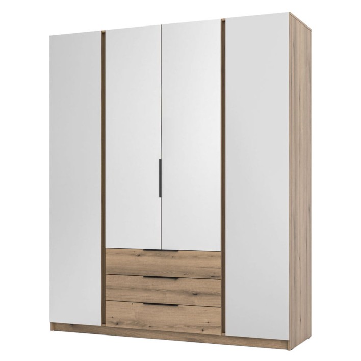 Szafa z lustrem KAJA EV/EV 4LUS3S Dąb evoke
