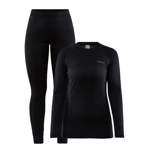 Damski zestaw termiczny Craft Core Warm Baselayer black M