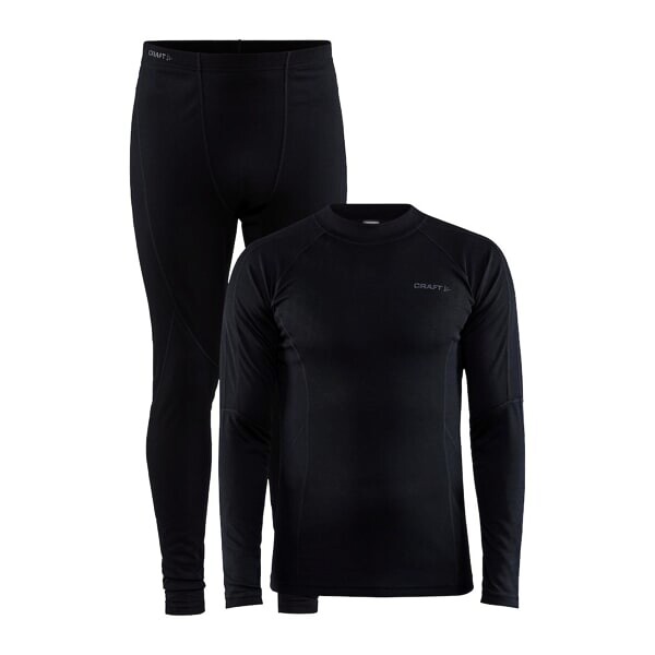 Męski zestaw termiczny Craft Core Warm Baselayer Black M