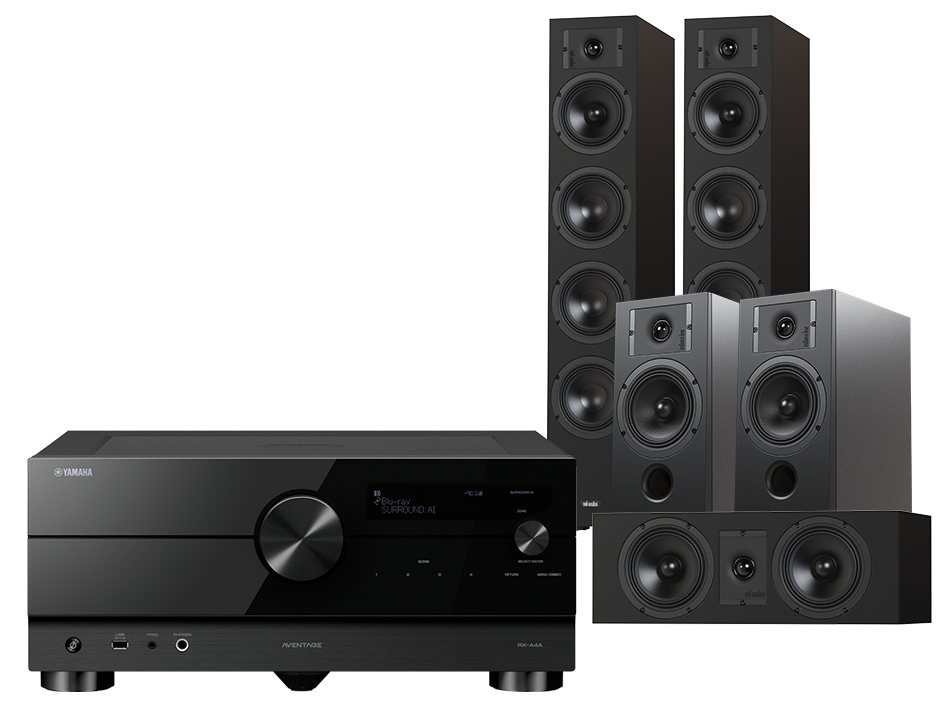 Yamaha RX-A4A (czarny) + Diva 6 + 3 + 7 (czarny)