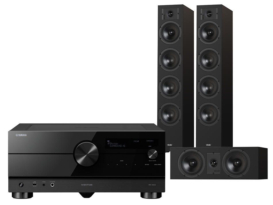 Yamaha RX-A6A (czarny) + Diva 6 + 7 (czarny)