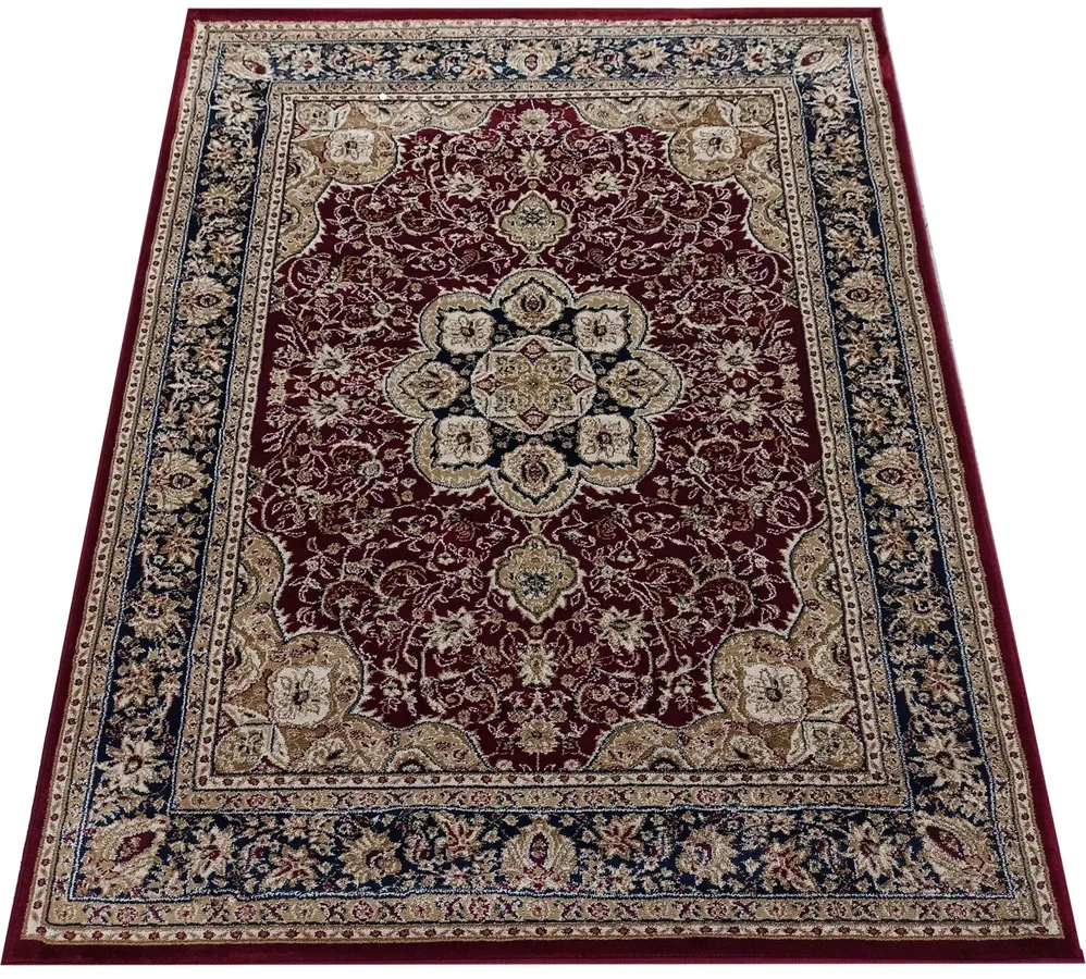 Czerwony dywan rozeta w rustykalnym stylu E0-A10