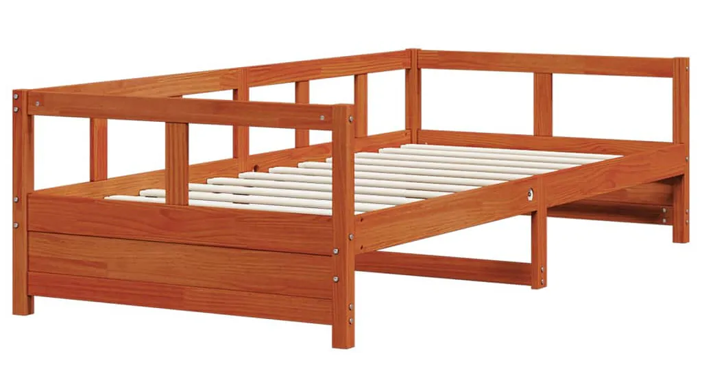 Klasyczne brązowe łóżko 90x200 B9-G96