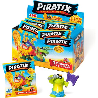1 x Saszetka PIRATIX Seria Golden Treasure Figurka