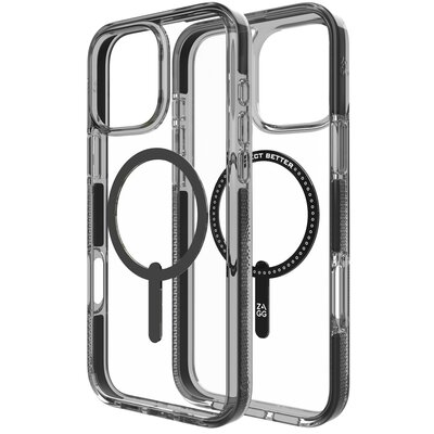 Etui ZAGG Santa Cruz Snap MagSafe do Apple iPhone 16 Pro Max Przezroczysto-czarny