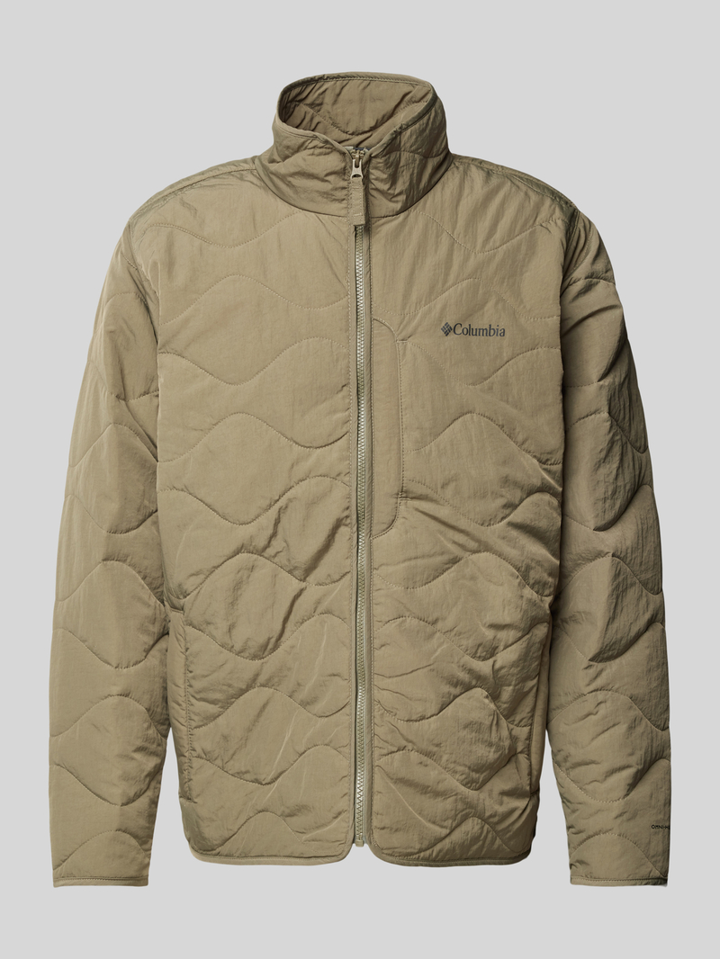 Kurtka z nadrukiem z logo model ‘BIRCHWOOD’