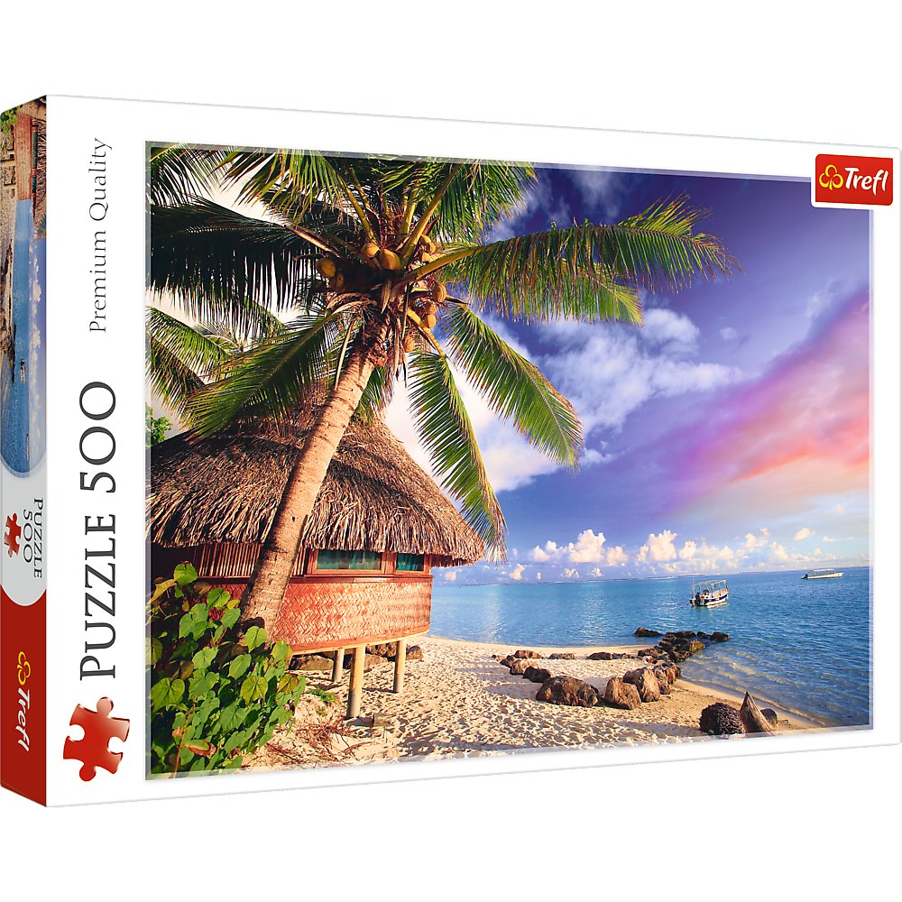 Puzzle, Trefl, Wyspa Bora-Bora, 500 el.