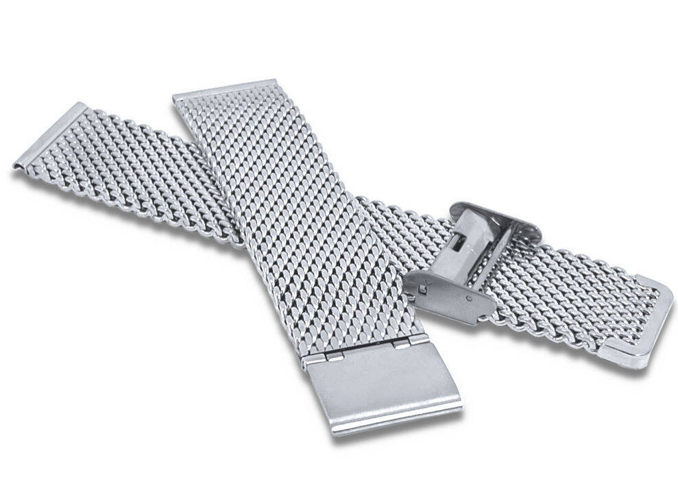 Bransoleta stalowa do zegarka 22 mm Lavvu LPSNS22 srebrna