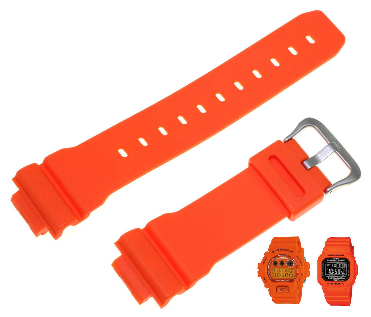 Pasek do zegarka Casio G-Shock GW-M5610MR pomarańczowy 10635867