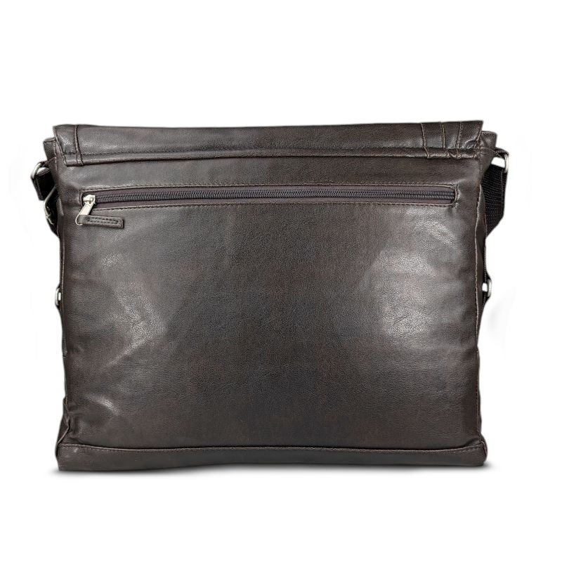 Skórzana Torba Do Pracy Biurowa Modna Stylowa Skórzana Na Ramię Daniel Ray Milano Na Laptop Brązowa OS