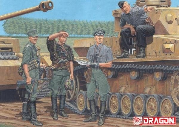 Dragon Niemieccy oficerowie, Kursk 1943 6456