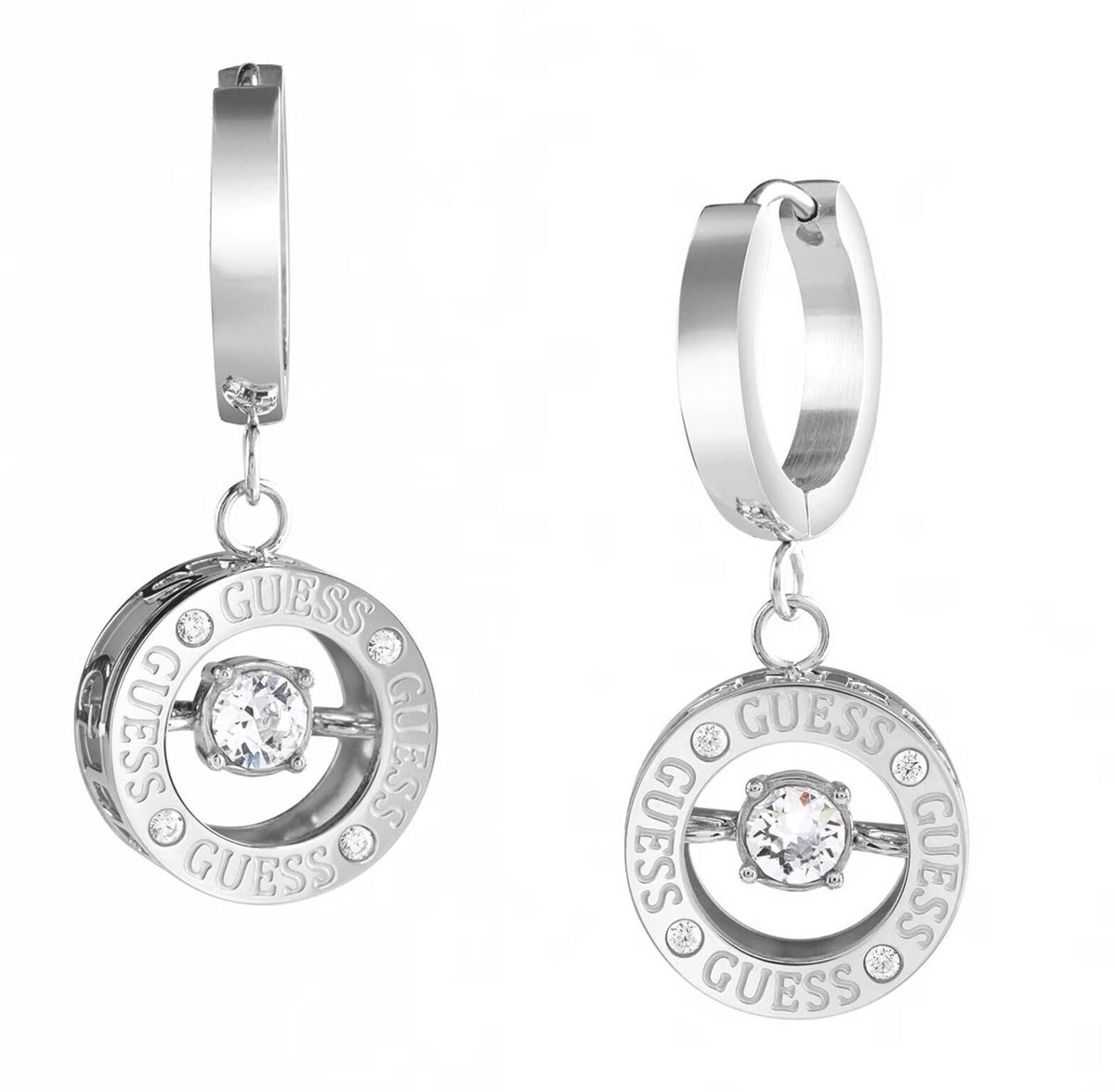 Kolczyki Guess G Solitaire JUBE01463JWRHT/U