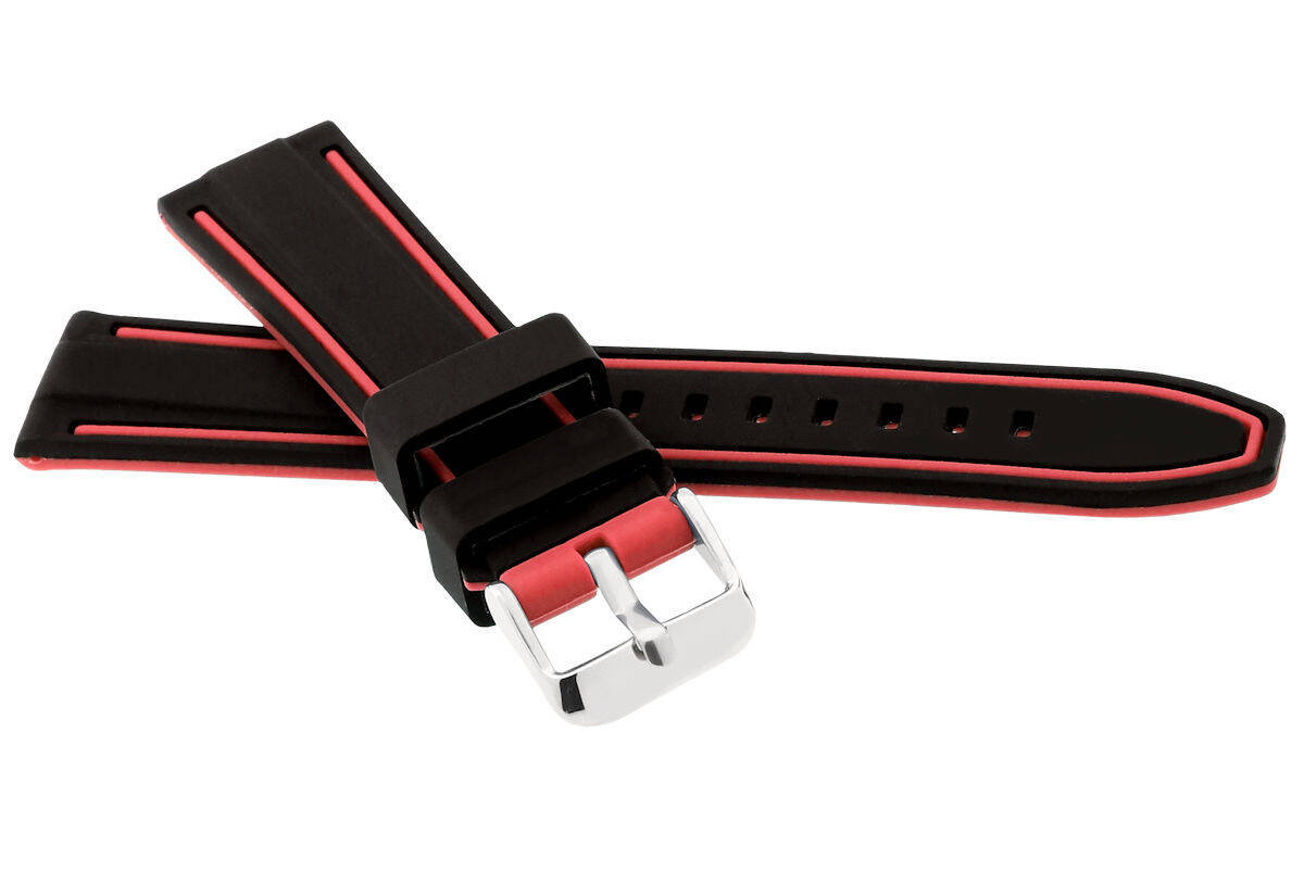 Silikonowy pasek do zegarka 22 mm JVD R21907-22