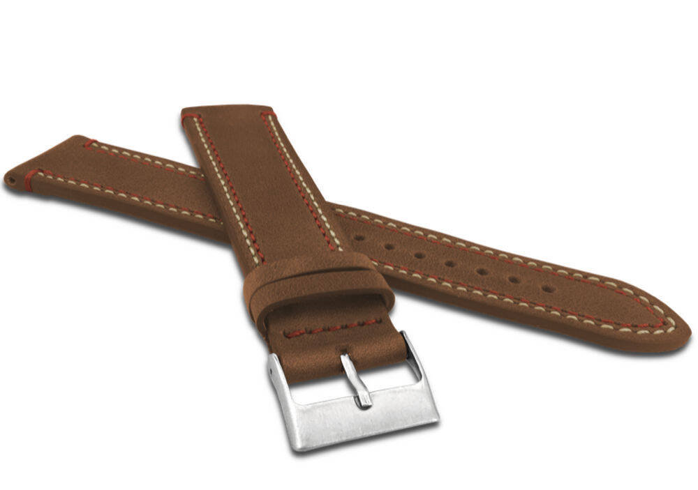 Skórzany pasek do zegarka 22 mm Lavvu LSDUE22 skóra licowa