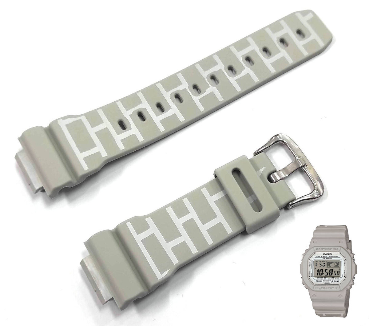 Pasek do zegarka Casio G-Shock GB-5600B szary 10488585