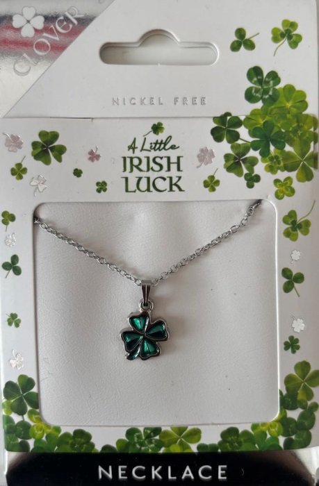Clover- Łańcuszek zielona koniczynka A Little Irish Luck