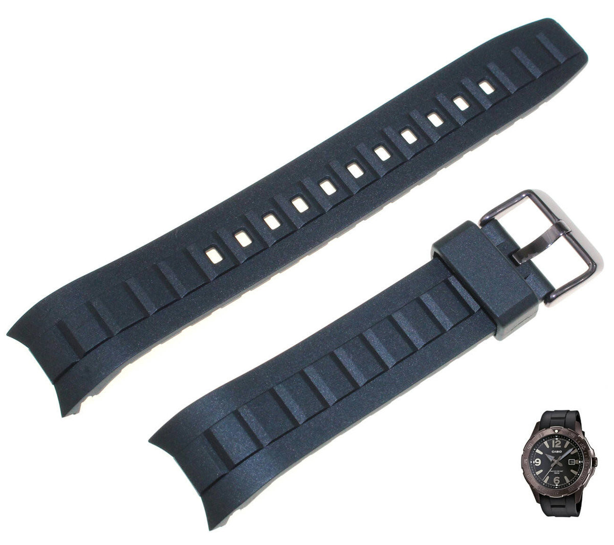 Pasek do zegarka Casio MTD-1073 22 mm czarny
