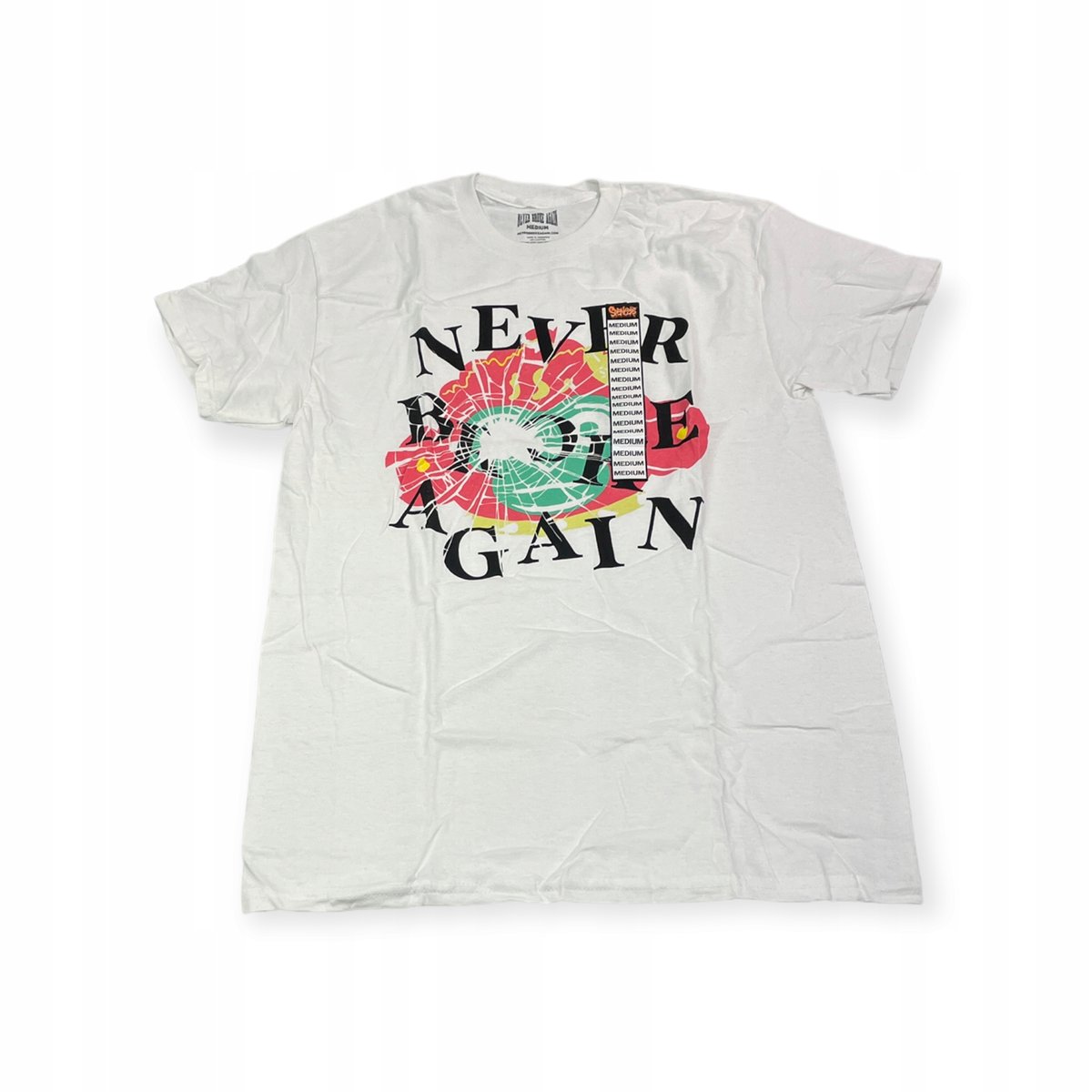 Koszulka T-shirt męski okrągły dekolt SPENCER'S NEVER BROKE AGAIN M