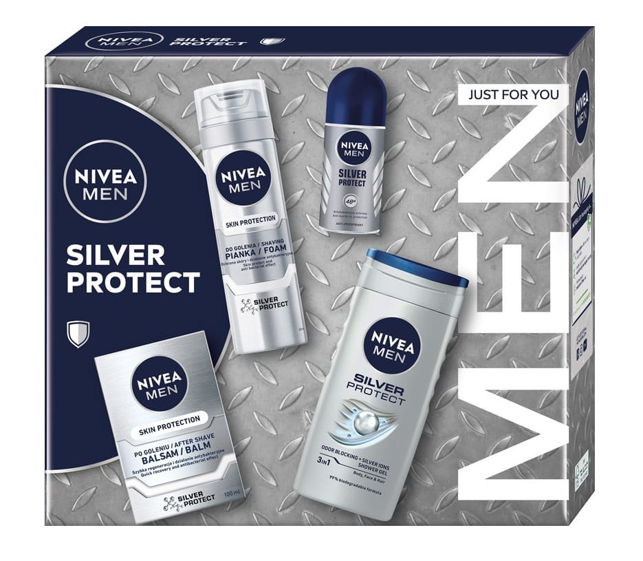 NIVEA Men Silver Protect Męski Zestaw prezentowy