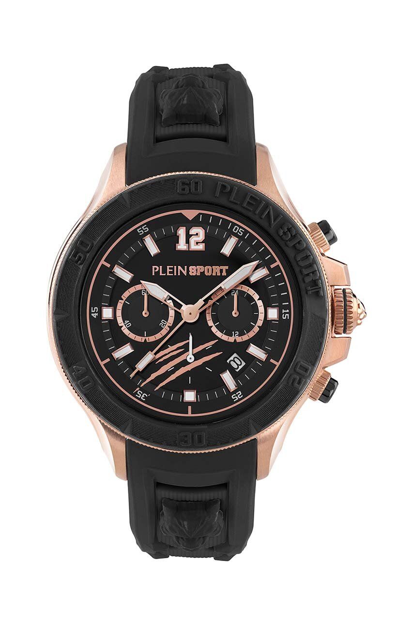 PLEIN SPORT zegarek męski kolor czarny PS6BA0524 - Plein Sport