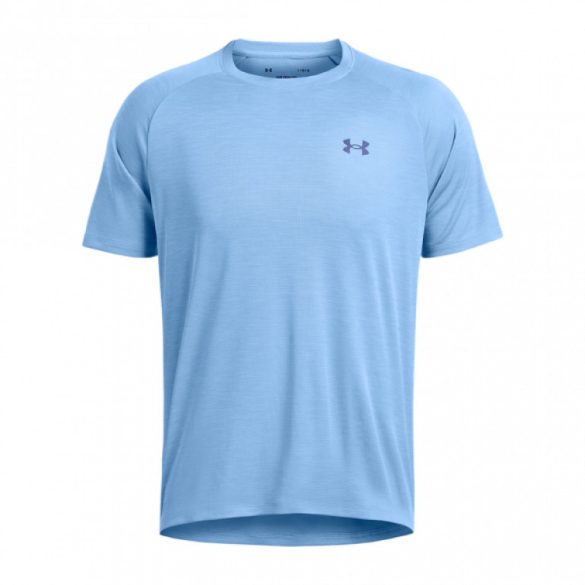 Męska koszulka treningowa Under Armour UA Tech Textured SS - niebieska - UNDER ARMOUR