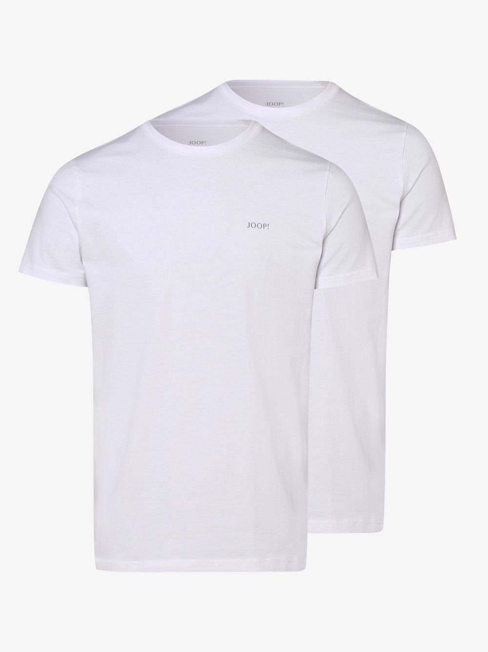 JOOP! T-shirty pakowane po 2 szt. Mężczyźni Bawełna biały jednolity, S