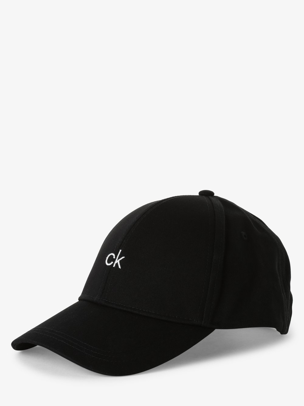 Calvin Klein Męska czapka z daszkiem Mężczyźni Bawełna czarny jednolity, ONE SIZE