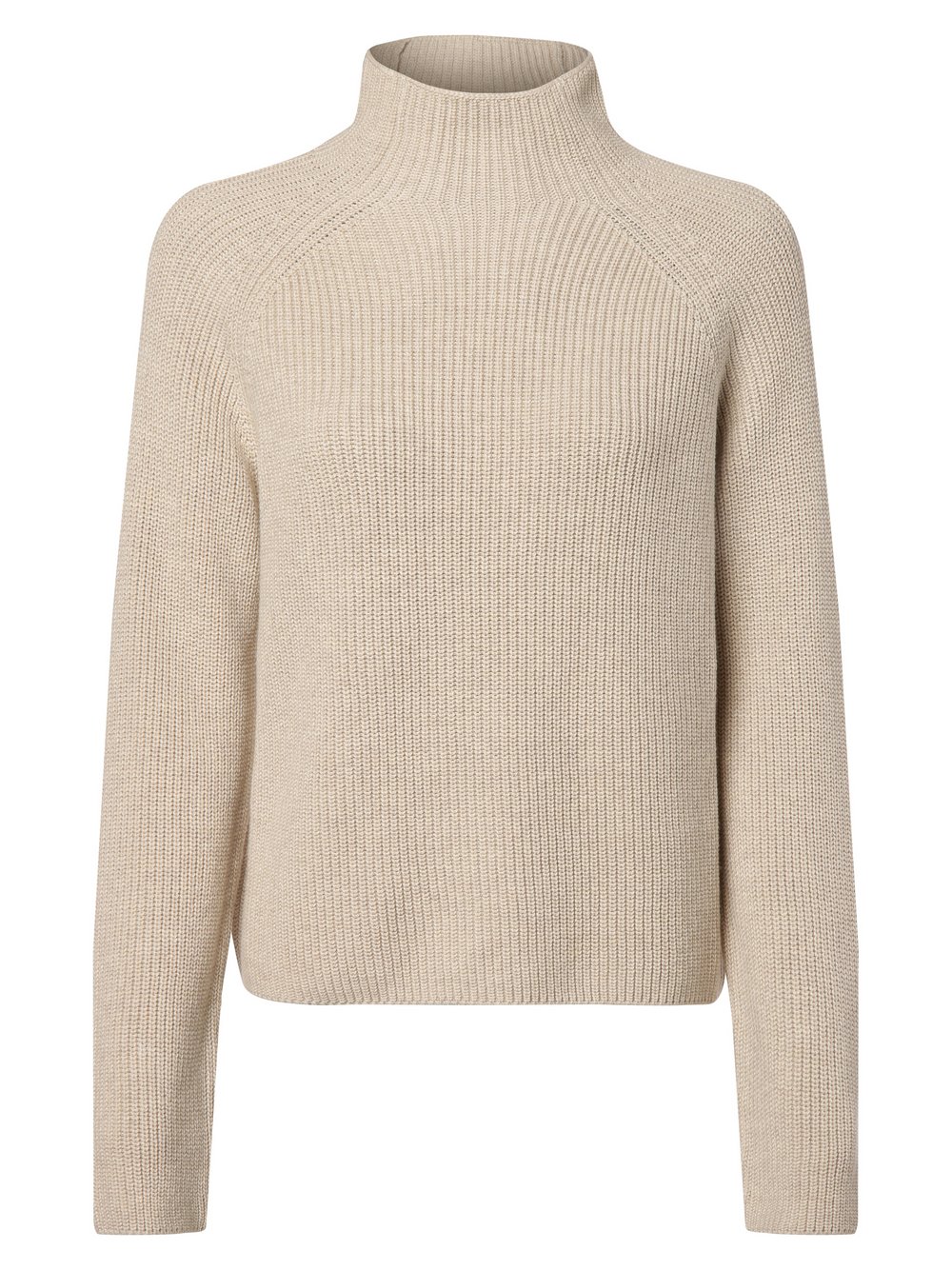 Marc O'Polo Sweter damski Kobiety Bawełna beżowy jednolity, S