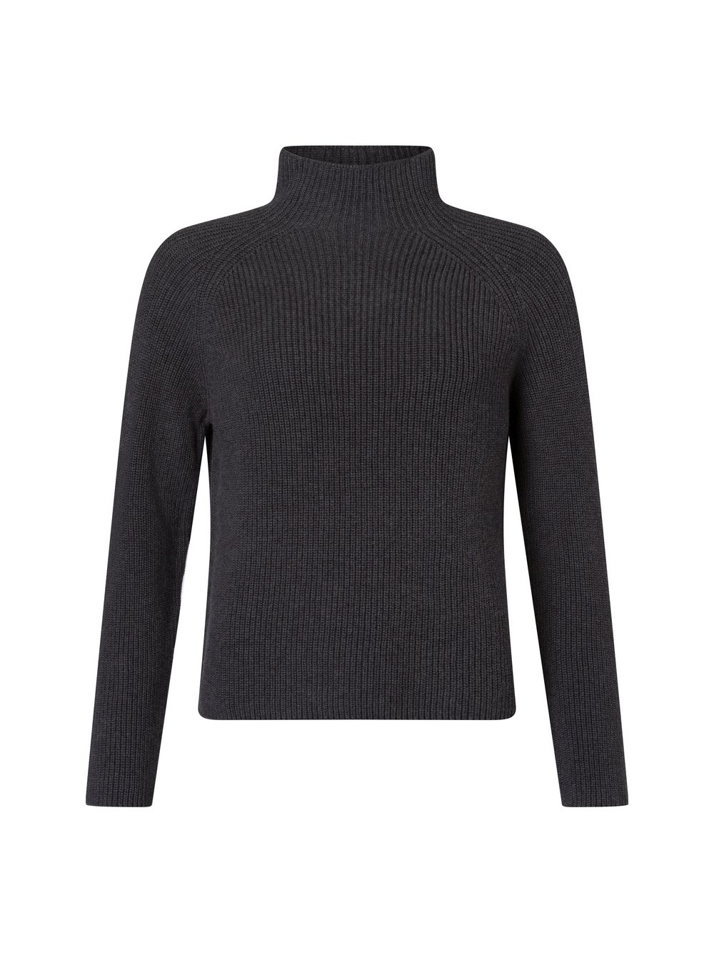 Marc O'Polo Sweter damski Kobiety Bawełna szary jednolity, S