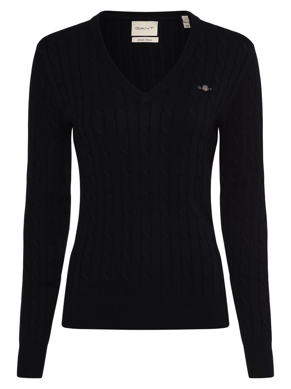 Gant Sweter damski Kobiety Bawełna niebieski jednolity, S