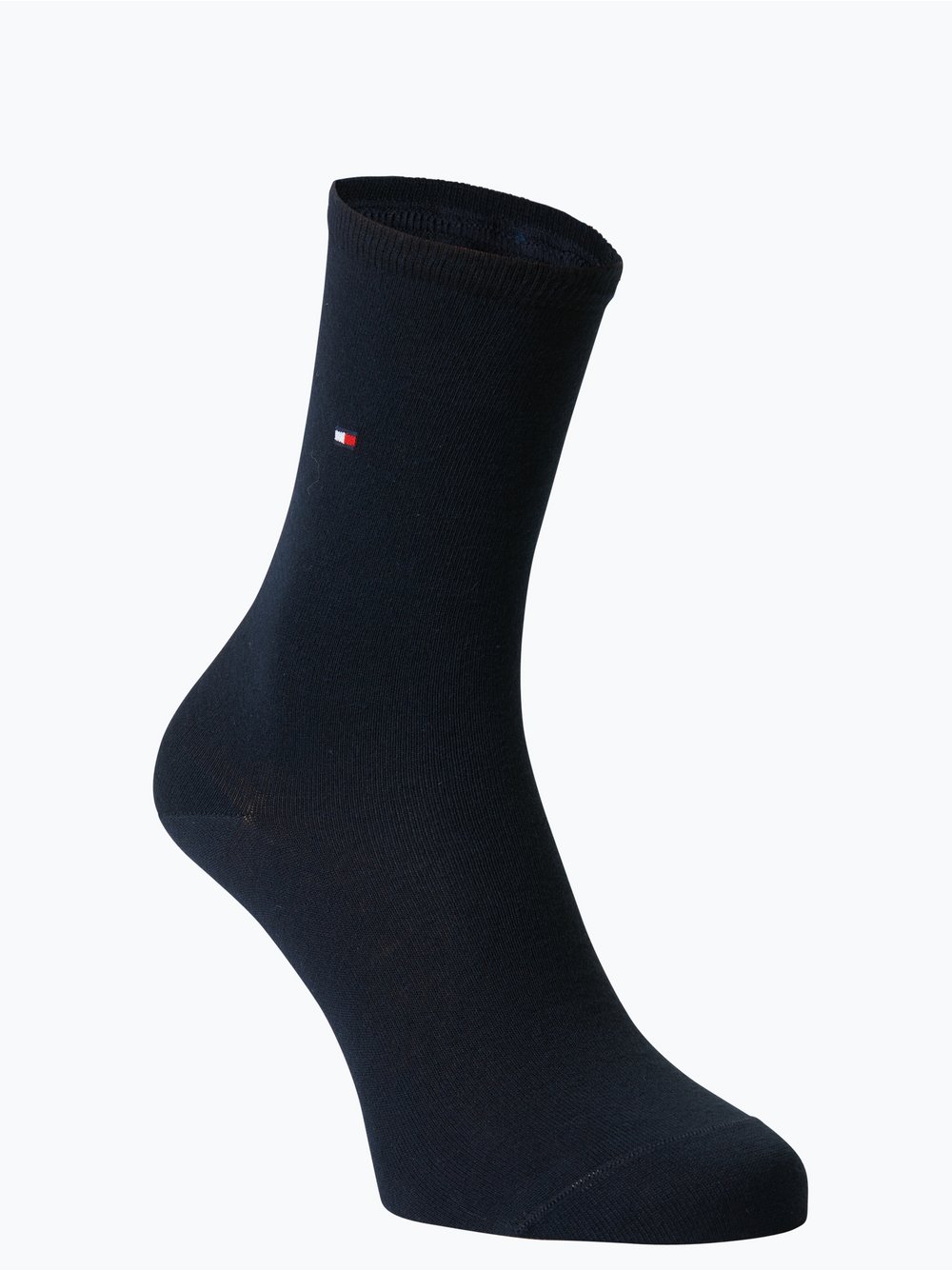 Tommy Hilfiger Skarpety pakowane po 2 szt. Kobiety drobna dzianina niebieski jednolity, 35-38