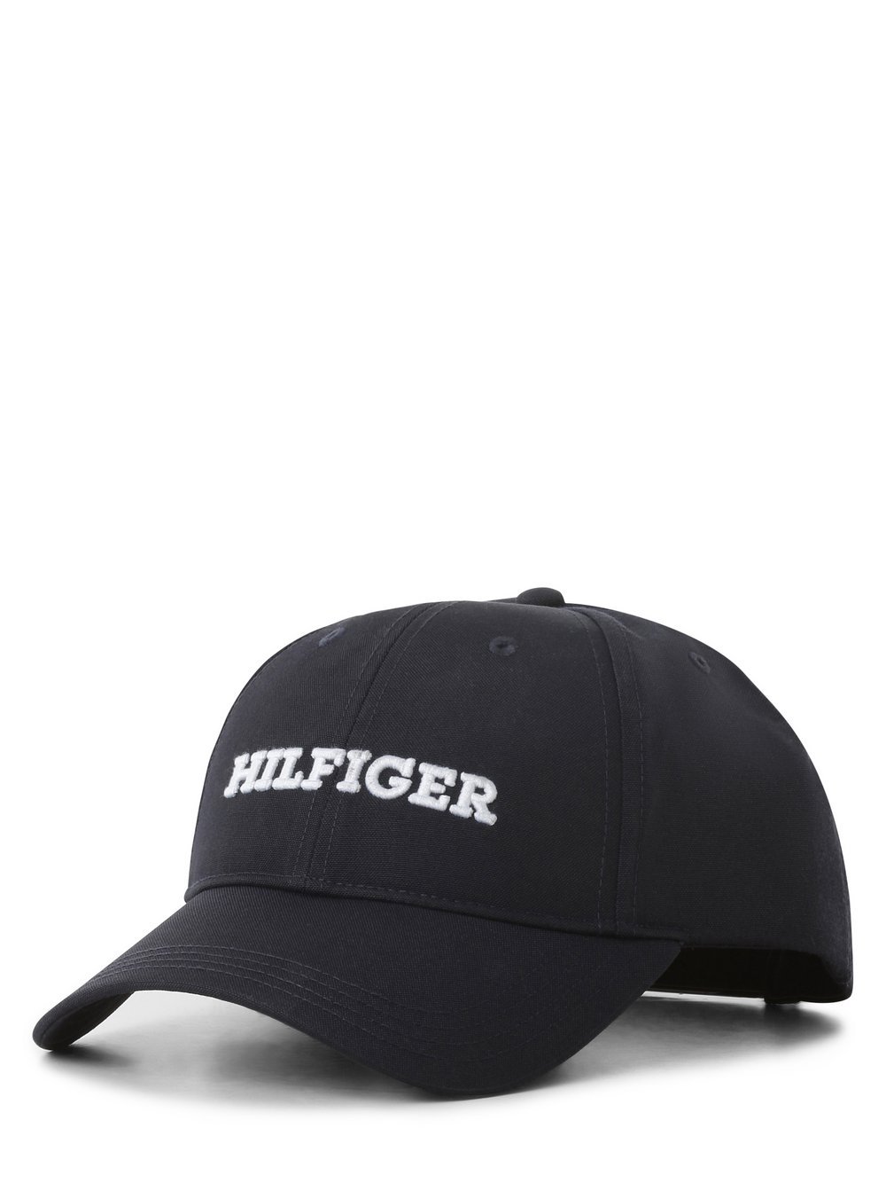 Tommy Hilfiger Męska czapka z daszkiem Mężczyźni Sztuczne włókno niebieski jednolity, ONE SIZE