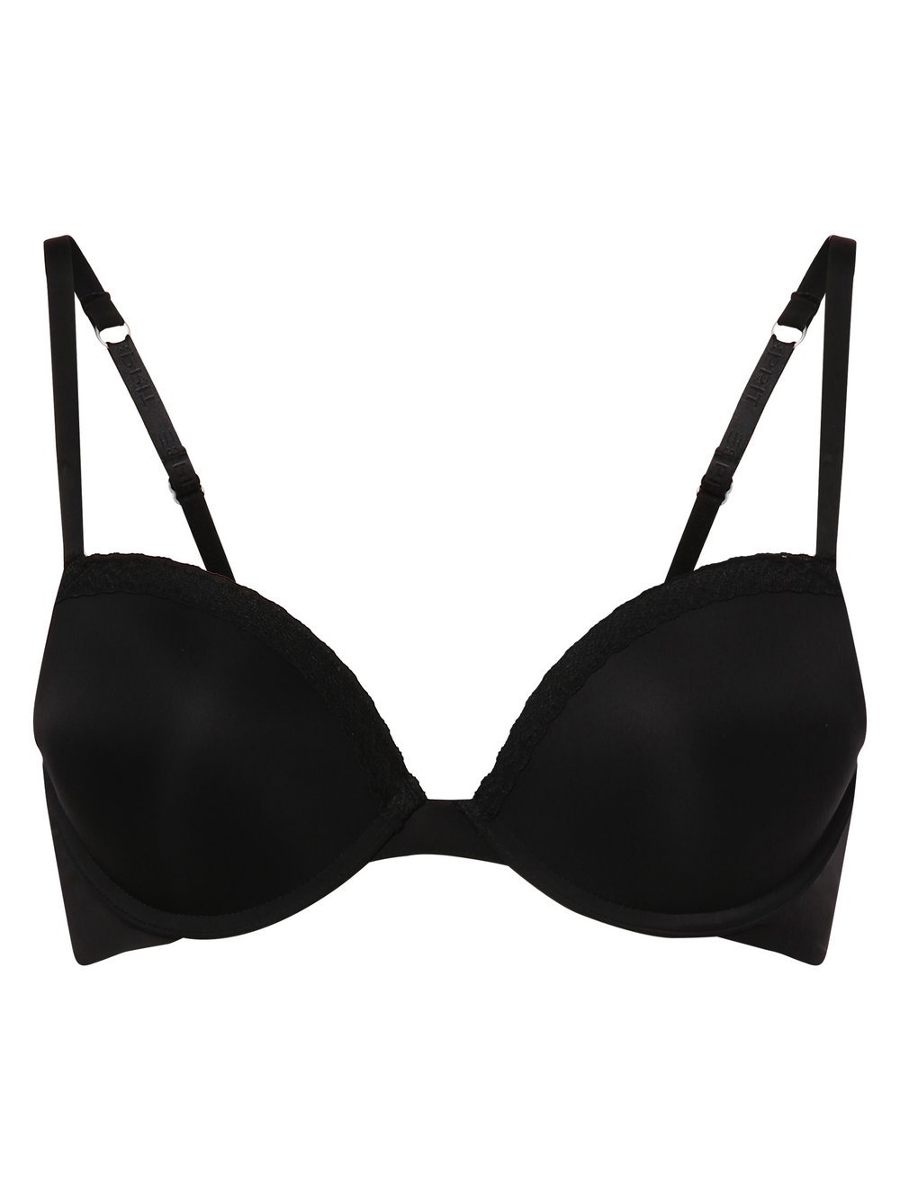 Esprit Casual Damski biustonosz push-up Kobiety Sztuczne włókno czarny jednolity, 75B