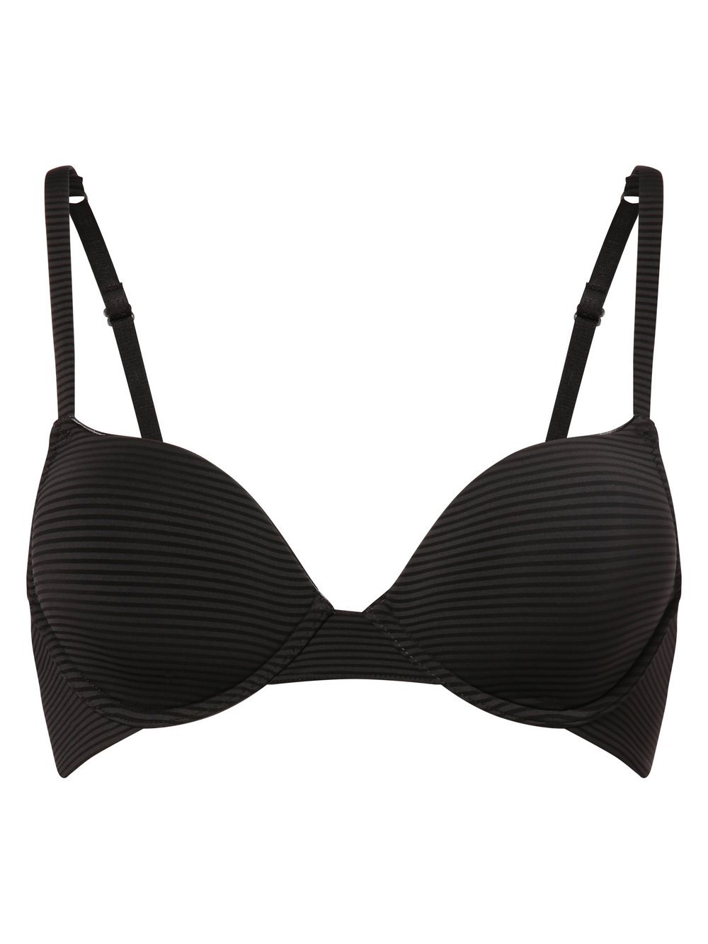 Esprit Casual Damski biustonosz z fiszbinami Kobiety czarny w paski, 75C