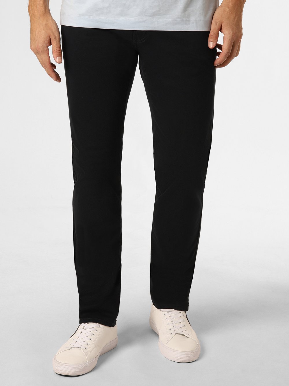 Pierre Cardin Spodnie Mężczyźni Bawełna niebieski jednolity, 34-30
